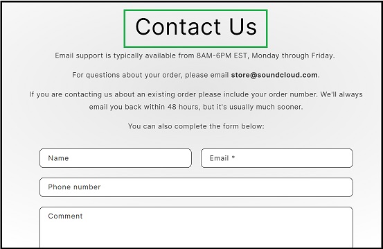 Contact Form